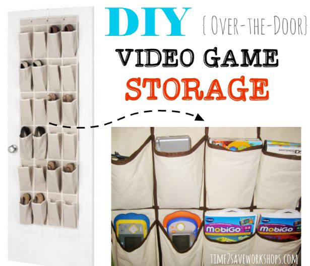Best ideas about DIY Video Game Storage
. Save or Pin Organize Video Games with Hanging Shoe Organizers Kasey Now.