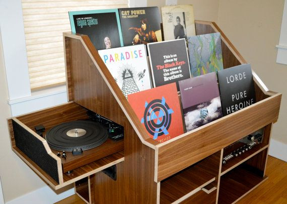 Best ideas about DIY Vinyl Record Storage
. Save or Pin Handmade record and vinyl collection display storage Now.