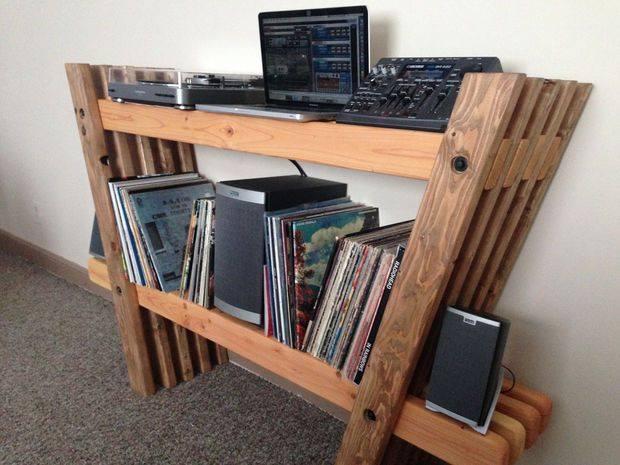 Best ideas about DIY Vinyl Record Storage
. Save or Pin Record & Stereo Shelves Now.