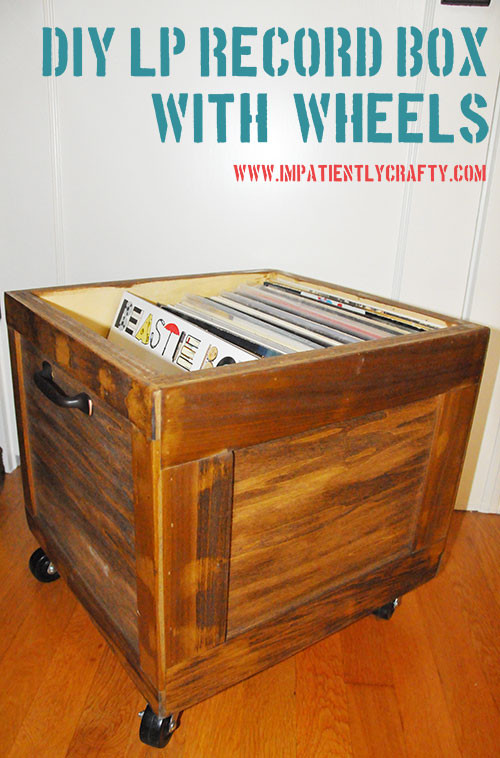 Best ideas about DIY Vinyl Record Storage
. Save or Pin DIY LP Record Storage Box ON WHEELS Now.