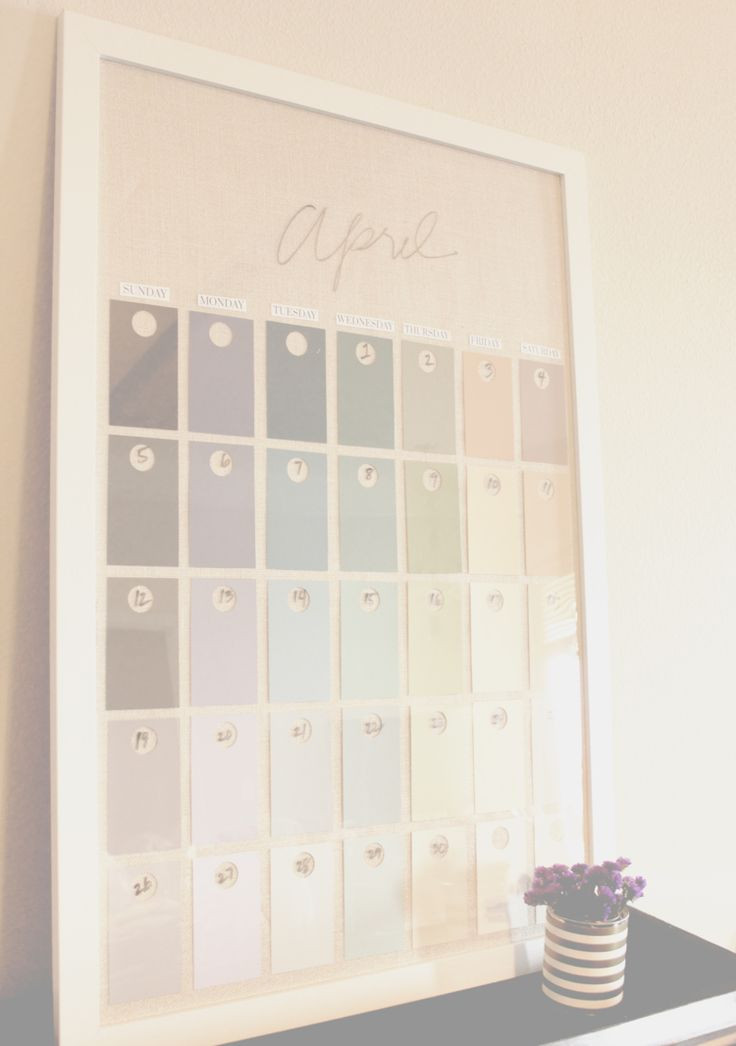 Best ideas about DIY Wall Calendar
. Save or Pin Best 25 Paint swatches ideas on Pinterest Now.