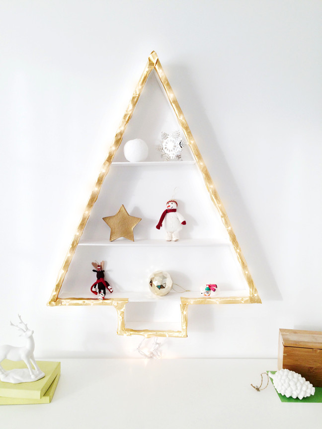 Best ideas about DIY Wall Christmas Tree
. Save or Pin Christmas Tree Alternative DIY Wall Light Christmas Tree Now.