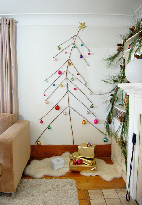 Best ideas about DIY Wall Christmas Tree
. Save or Pin Christmas Trees for Small Spaces Now.