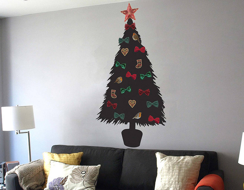 Best ideas about DIY Wall Christmas Tree
. Save or Pin DIY Christmas Tree Wall Sticker Now.