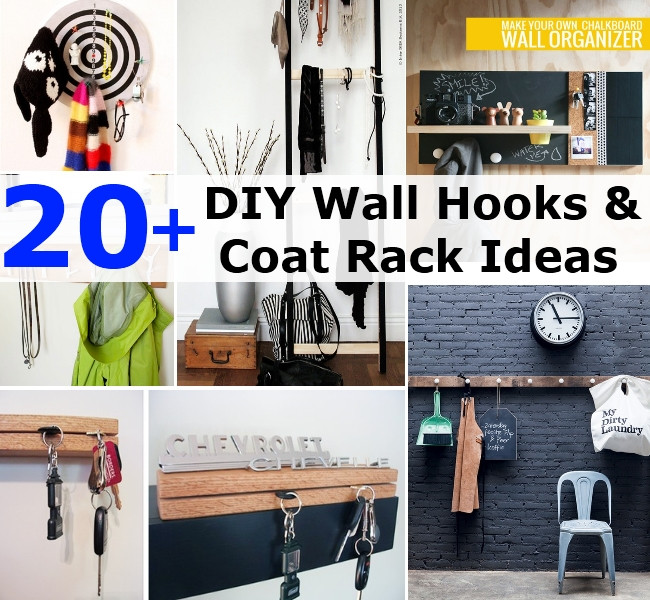 Best ideas about DIY Wall Coat Rack
. Save or Pin 20 Creative DIY Wall Hooks and Coat Rack Ideas Now.