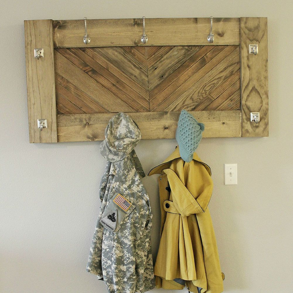 Best ideas about DIY Wall Coat Rack
. Save or Pin DIY Chevron Wall Coat Rack Now.