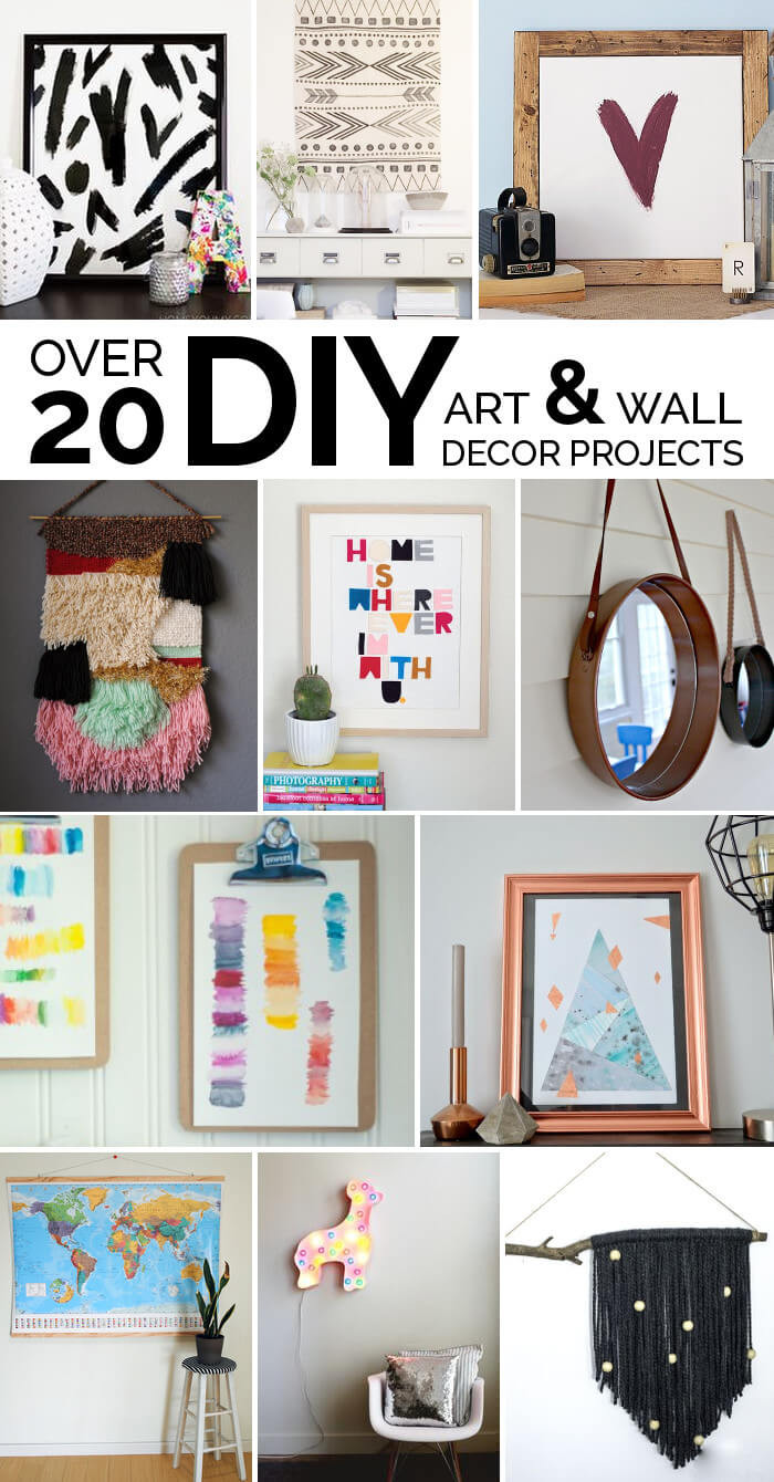 Best ideas about DIY Wall Decor
. Save or Pin Easy DIY Art Ideas and Wall Decor Projects Persia Lou Now.