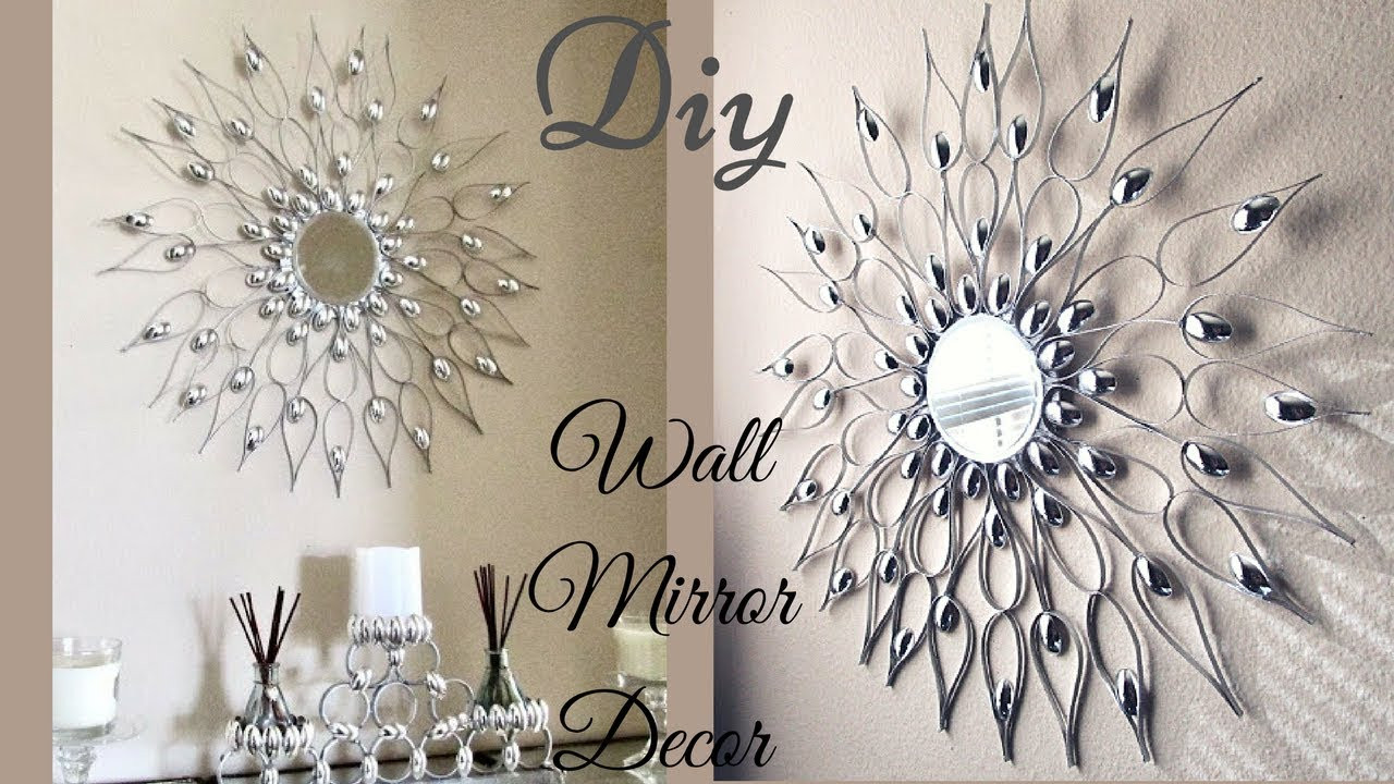 Best ideas about DIY Wall Decoration Ideas
. Save or Pin Diy Quick and Easy Glam Wall Mirror Decor Wall Decorating Now.