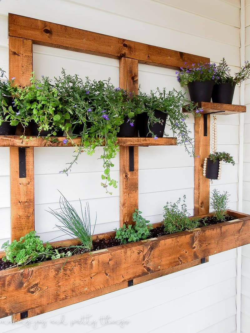 Best ideas about DIY Wall Garden
. Save or Pin DIY Vertical Herb Garden and Planter 2x4 Challenge Now.