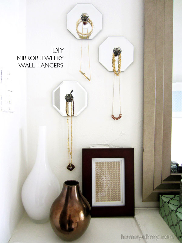Best ideas about DIY Wall Hangers
. Save or Pin DIY Mirror Jewelry Wall Hangers Homey Oh My Now.