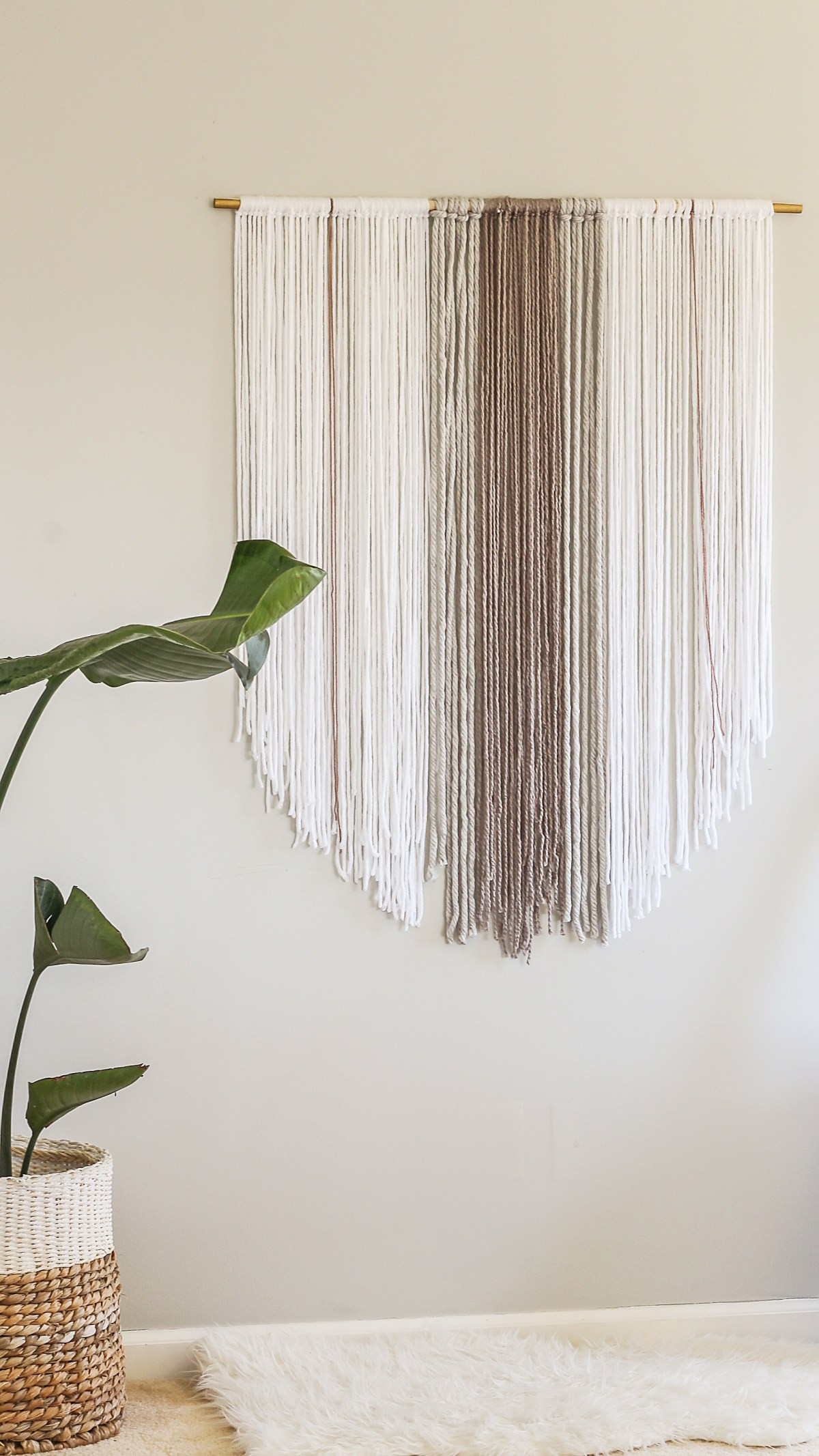 Best ideas about DIY Wall Hanging
. Save or Pin DIY Yarn Wall Hanging Oversized Boho Tapestry Tutorial Now.