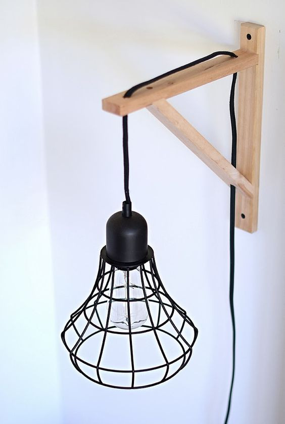 Best ideas about DIY Wall Lighting
. Save or Pin DIY Cage Light Sconces Use it by the couch with wrought Now.