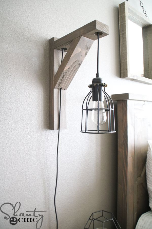 Best ideas about DIY Wall Lights
. Save or Pin DIY Rustic Corbel Sconce Light for $25 Now.