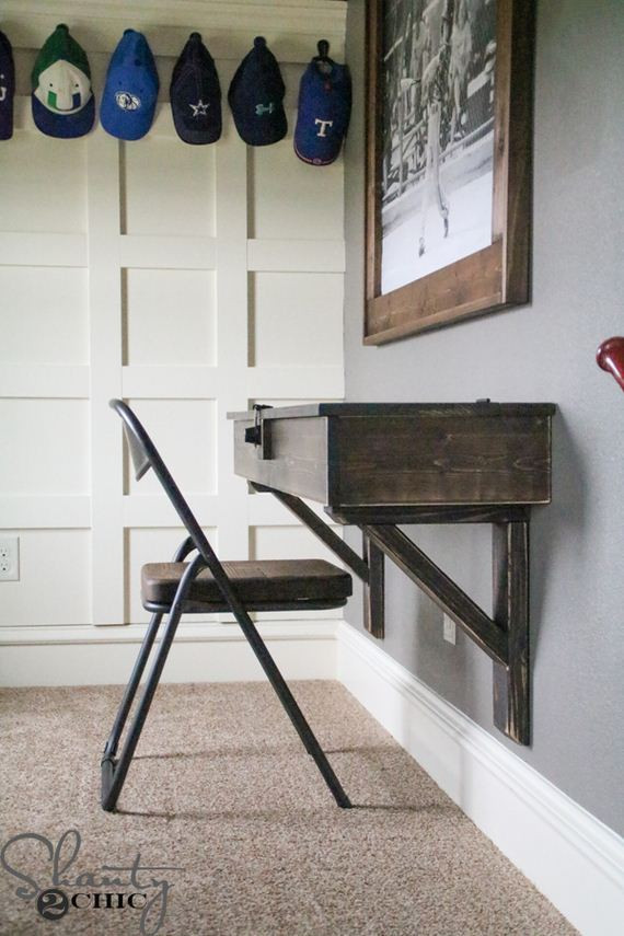 Best ideas about DIY Wall Mount Desk
. Save or Pin DIY Wall Mounted Desks Now.