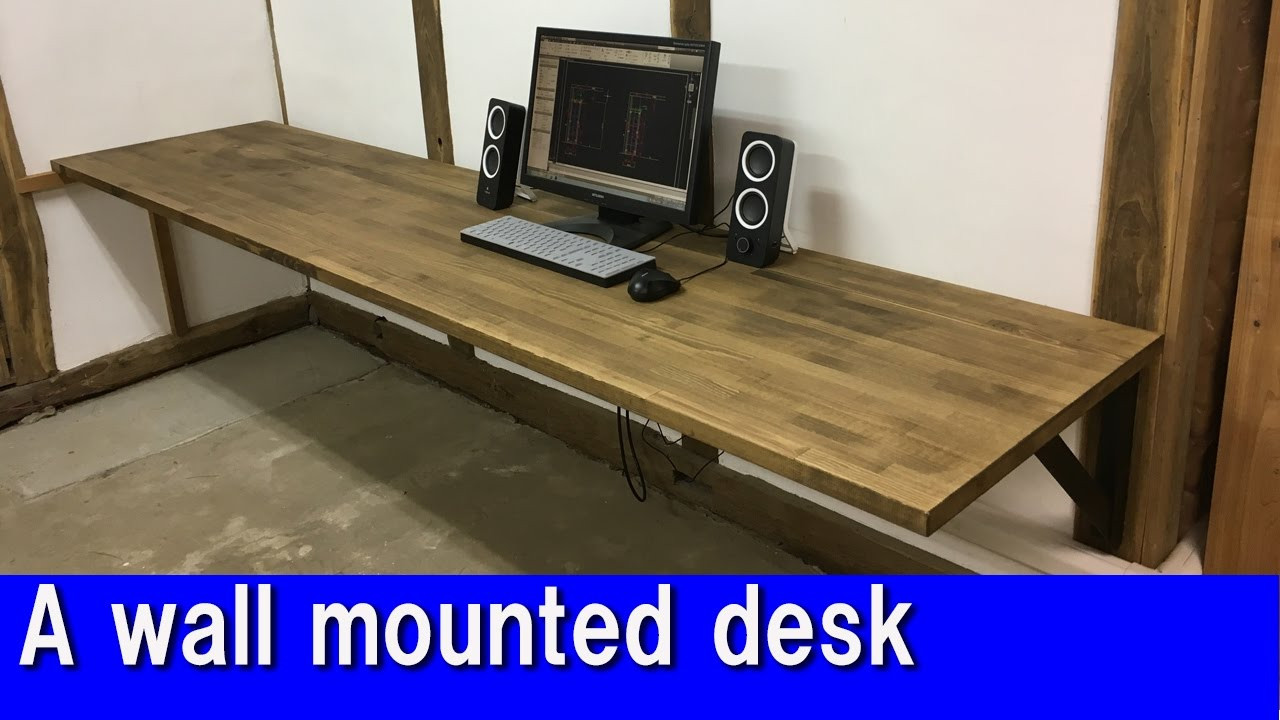 Best ideas about DIY Wall Mount Desk
. Save or Pin [DIY] A wall mounted desk Now.