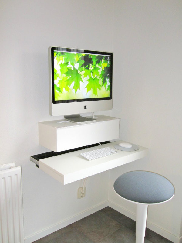 Best ideas about DIY Wall Mount Desk
. Save or Pin 18 DIY Desks to Enhance Your Home fice Now.