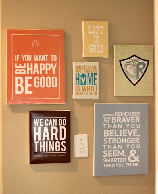Best ideas about DIY Wall Quote
. Save or Pin Make DIY quote art on canvas Mod Podge Rocks Now.