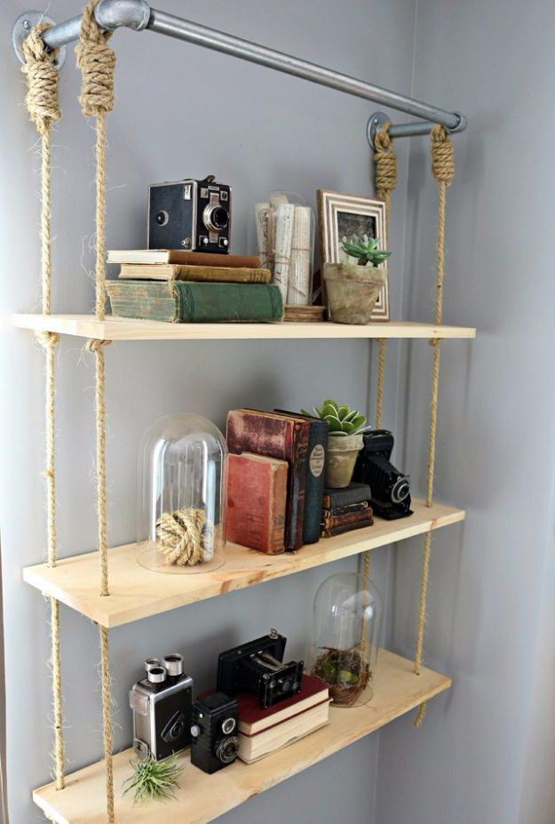 Best ideas about DIY Wall Shelf Ideas
. Save or Pin 37 Brilliantly Creative DIY Shelving Ideas Now.