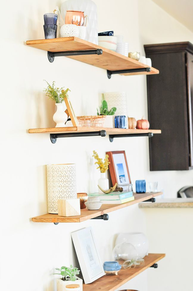 Best ideas about DIY Wall Shelf Ideas
. Save or Pin The Easiest DIY Industrial Shelving Tutorial Now.