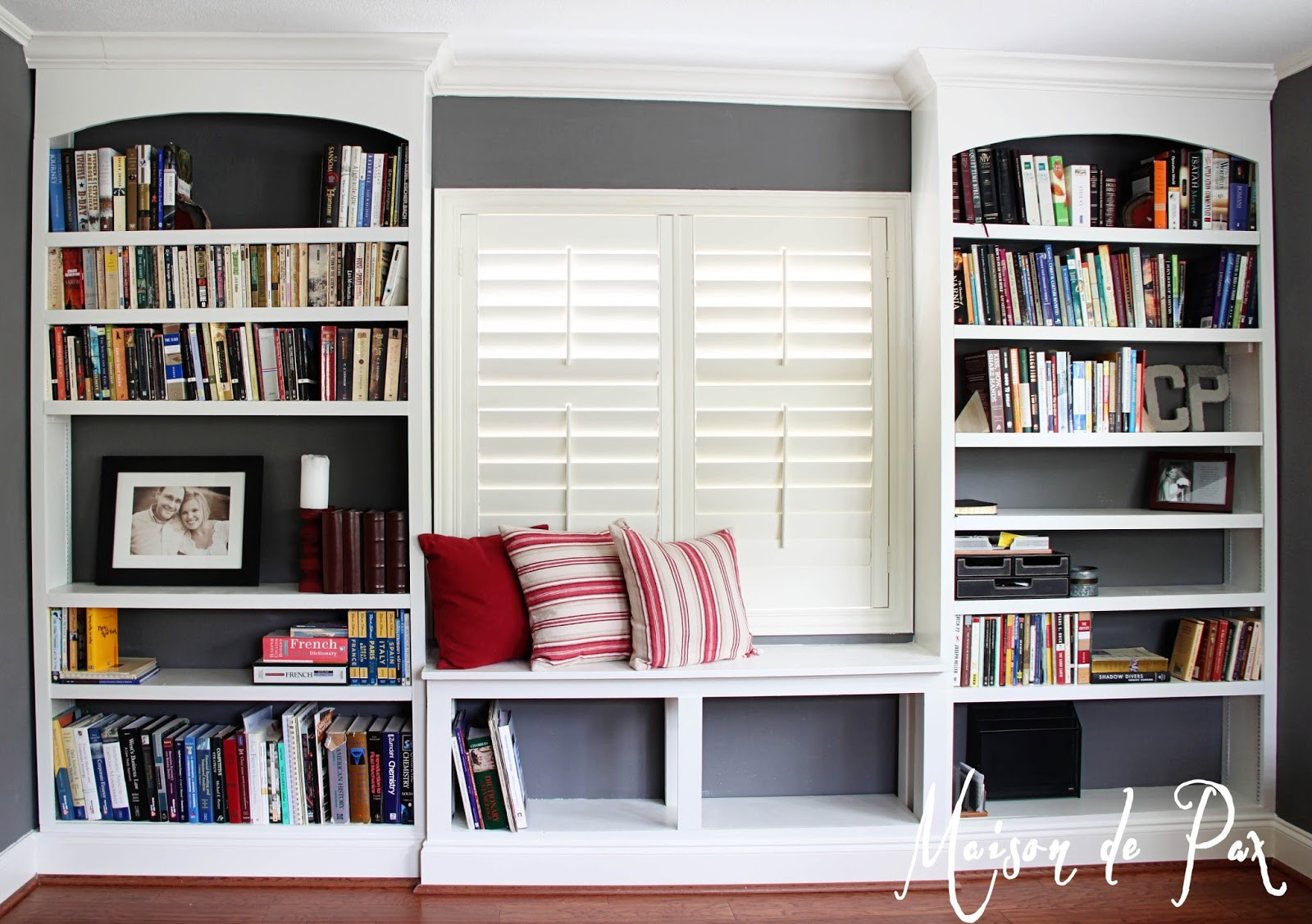 Best ideas about DIY Wall Shelves For Books
. Save or Pin DIY Built In Bookshelves Maison de Pax Now.