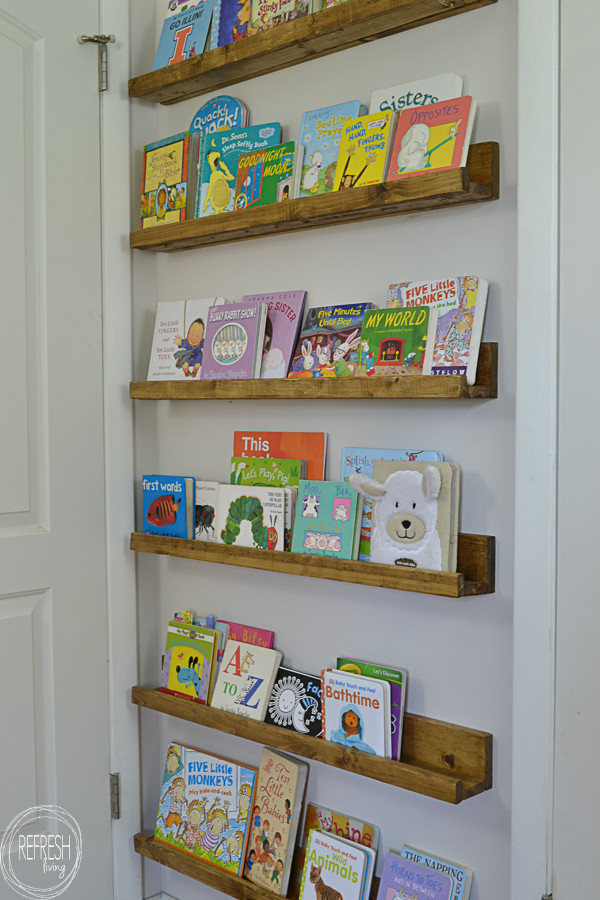 Best ideas about DIY Wall Shelves For Books
. Save or Pin DIY Book Ledges Easy and Inexpensive Organization Now.