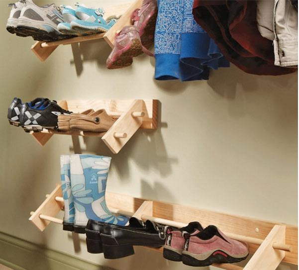 Best ideas about DIY Wall Shoe Rack
. Save or Pin 25 DIY Shoe Rack Keep Your Shoe Collection Neat and Tidy Now.