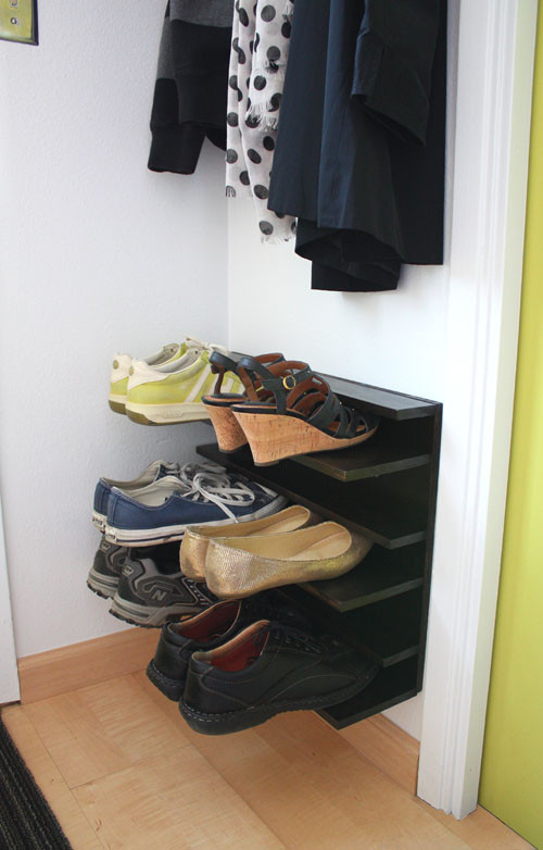 Best ideas about DIY Wall Shoe Rack
. Save or Pin not martha — DIY shoe rack for a tight space Now.