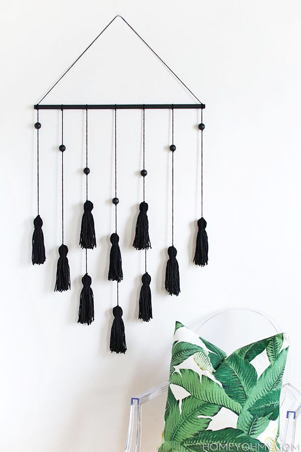 Best ideas about DIY Wall Tapestry
. Save or Pin DIY Modern Tassel Wall Hanging Homey Oh My Now.