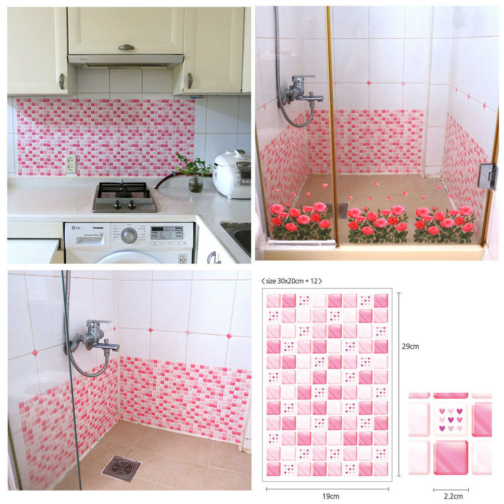 Best ideas about DIY Wall Tile
. Save or Pin Love Effect Tile Stickers Home Decor Kitchen Bathroom Wall Now.