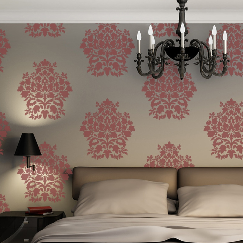 Best ideas about DIY Wallpaper Stencil
. Save or Pin Wall Damask Stencil Denise Allover Stencil for Easy Now.