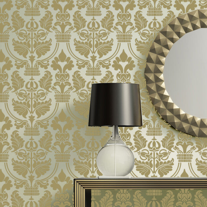 Best ideas about DIY Wallpaper Stencil
. Save or Pin Damask stencils Joelle Wall pattern stencil instead of Now.