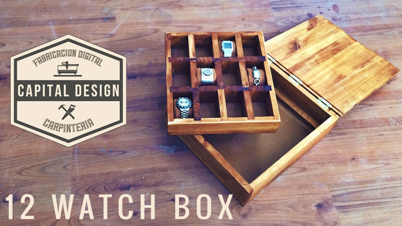 Best ideas about DIY Watch Box
. Save or Pin Wood watch box Caja para relojes Now.