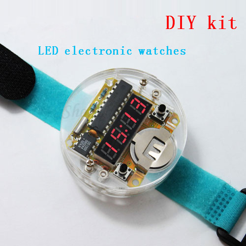 Best ideas about DIY Watch Kit
. Save or Pin Hot 4 Bits Digital Tube DIY kit LED Digital Watch Now.