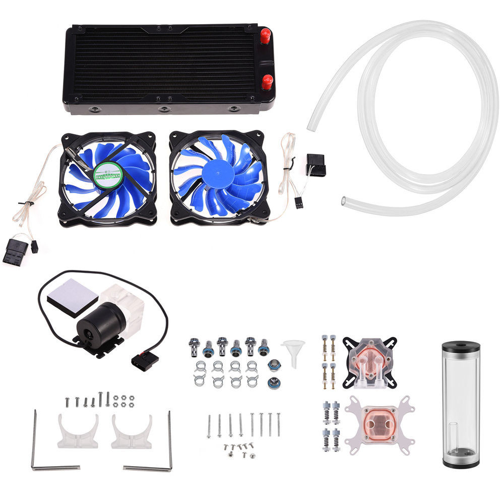 Best ideas about DIY Water Cooling Kit
. Save or Pin DIY Water Cooling plete Kit 240 Radiator CPU Block Pump Now.