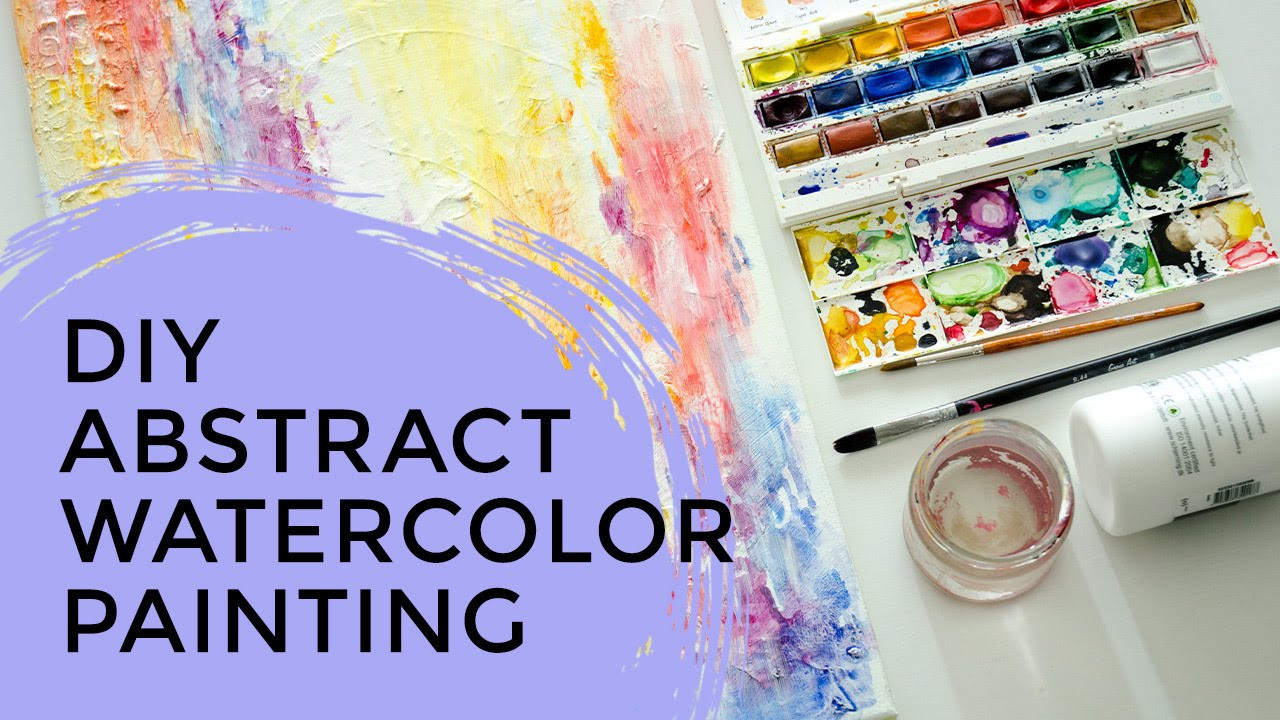 Best ideas about DIY Watercolor Paint
. Save or Pin DIY Abstract Watercolor Painting Now.