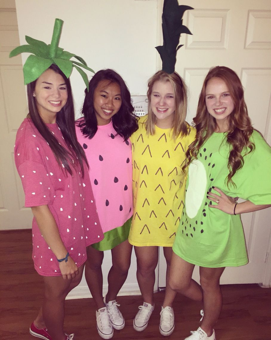 Best ideas about DIY Watermelon Costume
. Save or Pin DIY easy Halloween costumes Fruits strawberry Now.