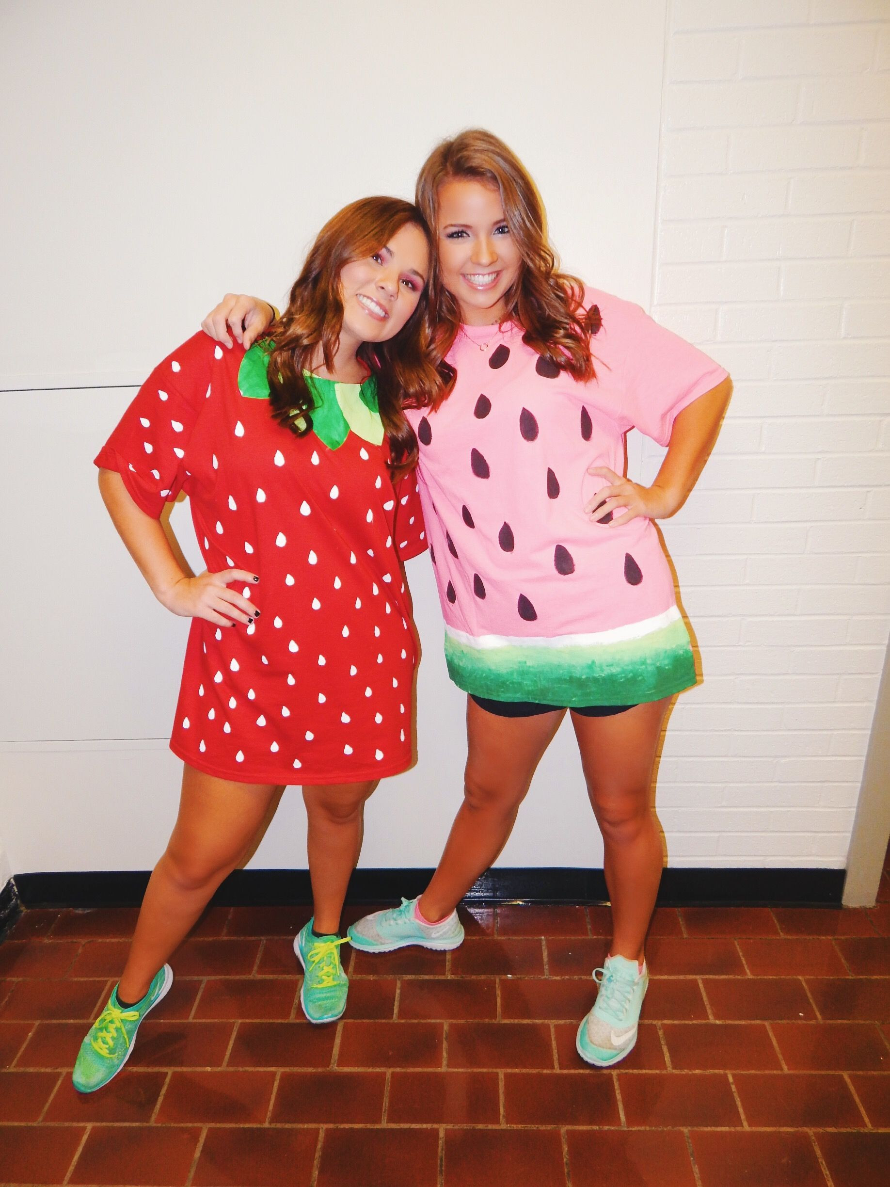 Best ideas about DIY Watermelon Costume
. Save or Pin DIY strawberry and watermelon halloween costumes Now.