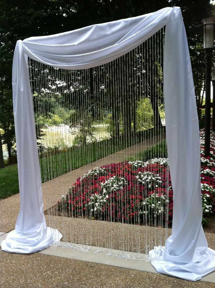 Best ideas about DIY Wedding Backdrops Using Pvc Piping
. Save or Pin You can hardly tell it is made of pvc pipe pipe and drape Now.