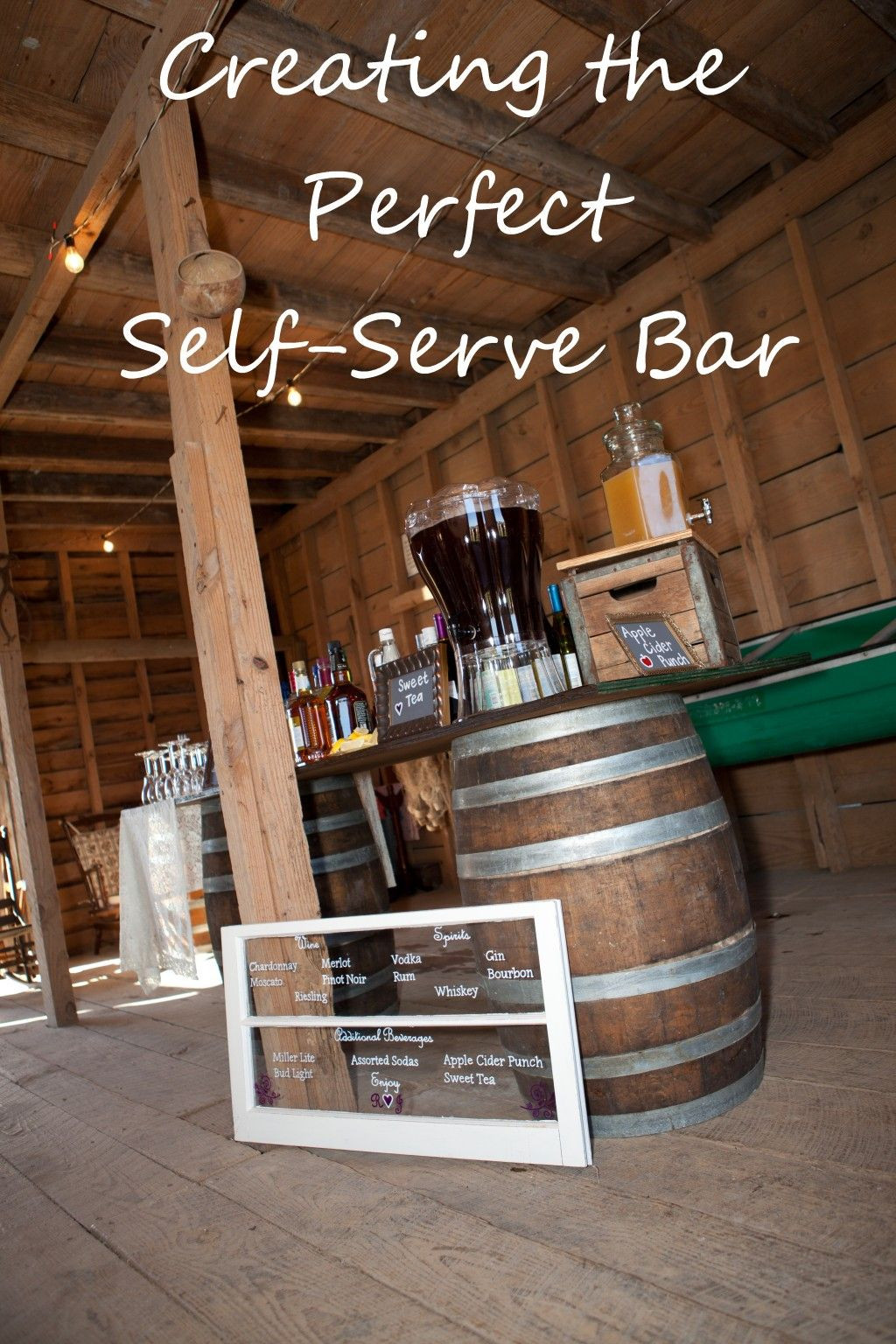 Best ideas about DIY Wedding Bar
. Save or Pin Creating a DIY Self Serve Bar at Your Wedding or Special Now.