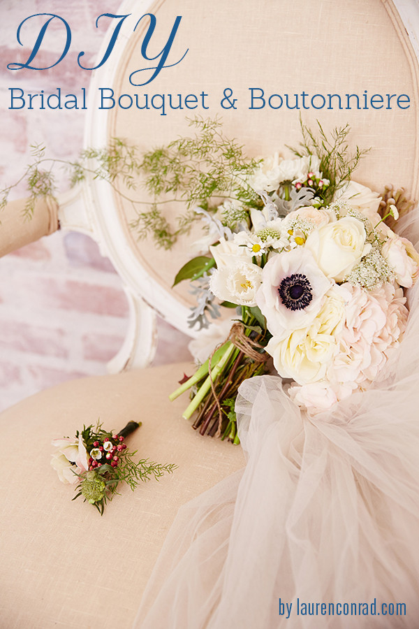 Best ideas about DIY Wedding Bouquet
. Save or Pin Wedding Bells DIY Bridal Bouquet and Boutonnière Lauren Now.