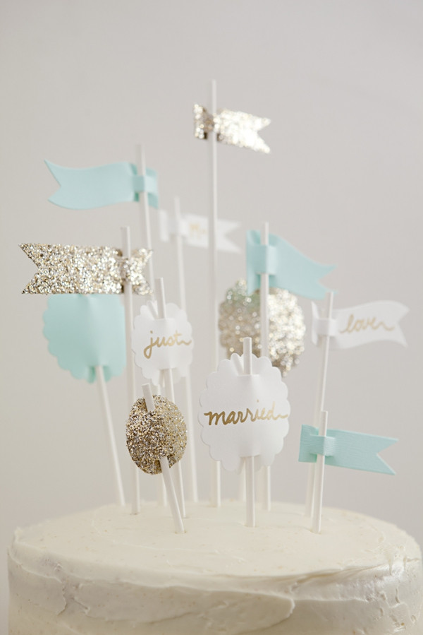 Best ideas about DIY Wedding Cake Toppers
. Save or Pin Learn how to easily make a party flags cake topper Now.