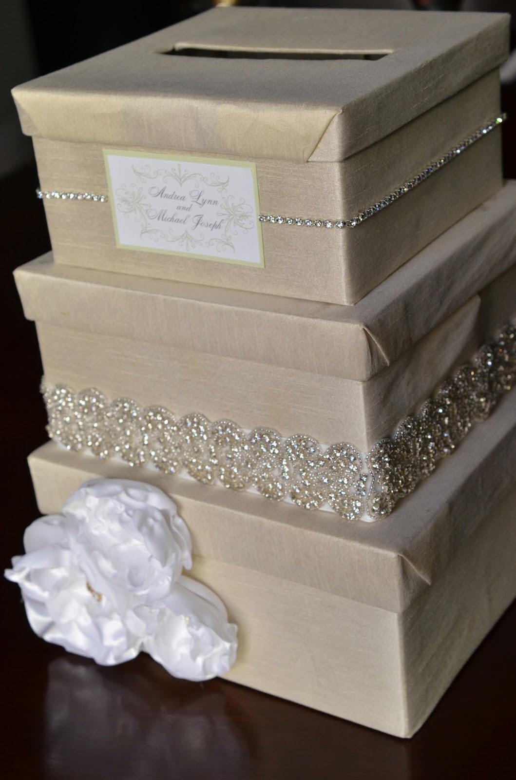 Best ideas about DIY Wedding Card Box
. Save or Pin DIY Wedding Card Box Tutorial Andrea Lynn HANDMADE Now.