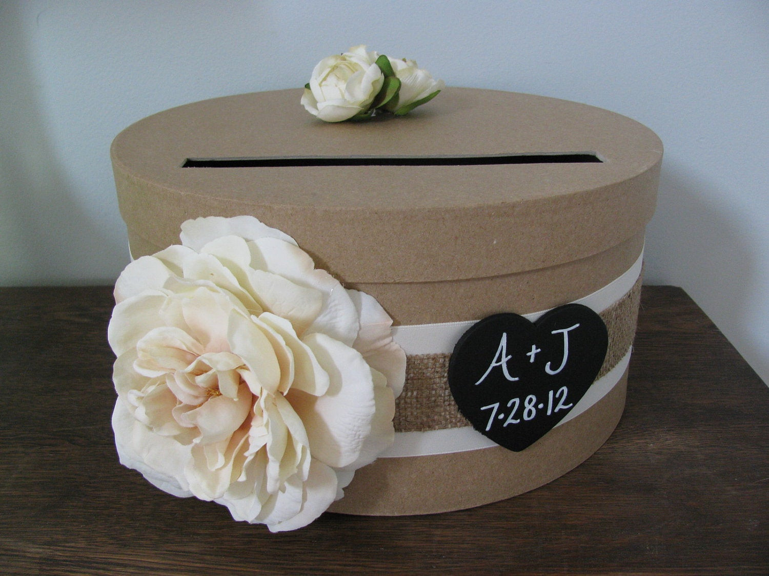 Best ideas about DIY Wedding Card Box
. Save or Pin Items similar to Rustic Round Wedding Card Box Wood Now.