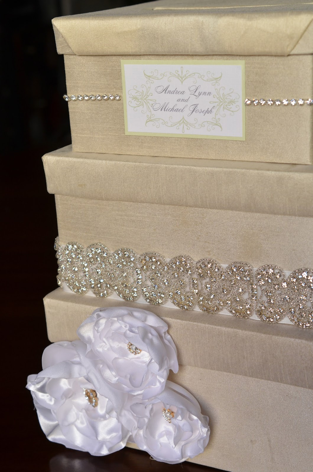 Best ideas about DIY Wedding Cards
. Save or Pin DIY Wedding Card Box Tutorial Andrea Lynn HANDMADE Now.