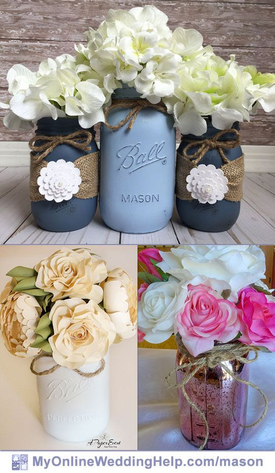 Best ideas about DIY Wedding Centerpieces With Mason Jars
. Save or Pin 19 Mason Jar Centerpiece Ideas for Weddings Now.