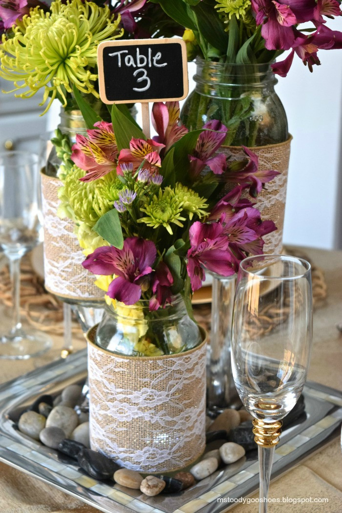 Best ideas about DIY Wedding Centerpieces With Mason Jars
. Save or Pin DIY Mason Jar Wedding Centerpieces A Little Claireification Now.