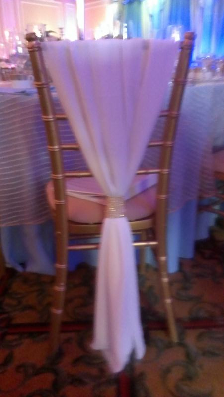Best ideas about DIY Wedding Chair Covers
. Save or Pin DIY Gold and White Chiavari Chair Covers for Vintage Glam Now.