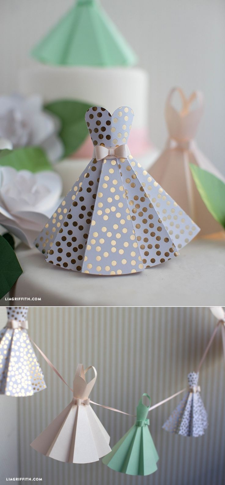 Best ideas about DIY Wedding Crafts
. Save or Pin Paper Dress DIY Wedding Decorations Make Paper Now.