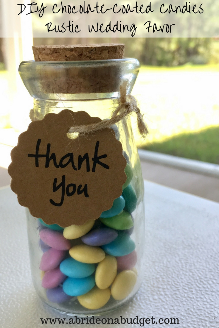 Best ideas about DIY Wedding Favors
. Save or Pin DIY Chocolate Coated Can s Rustic Wedding Favor Now.