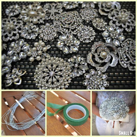 Best ideas about DIY Wedding Flower Kits
. Save or Pin Items similar to DIY Brooch Bouquet Kit 35 Pieces SMALL Now.